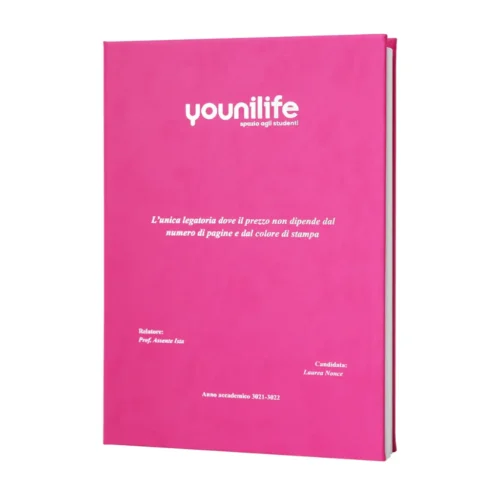Tesi di laurea fucsia