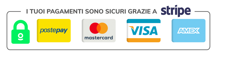 Metodi di pagamento accettati